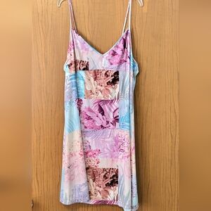 NWT Johnny Was Etta Floral Patchwork Cami Midi Slip Dress XL, 12-14